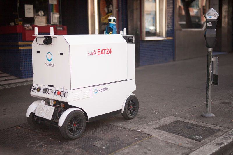 Dallas autonomous delivery robots - YellRobot