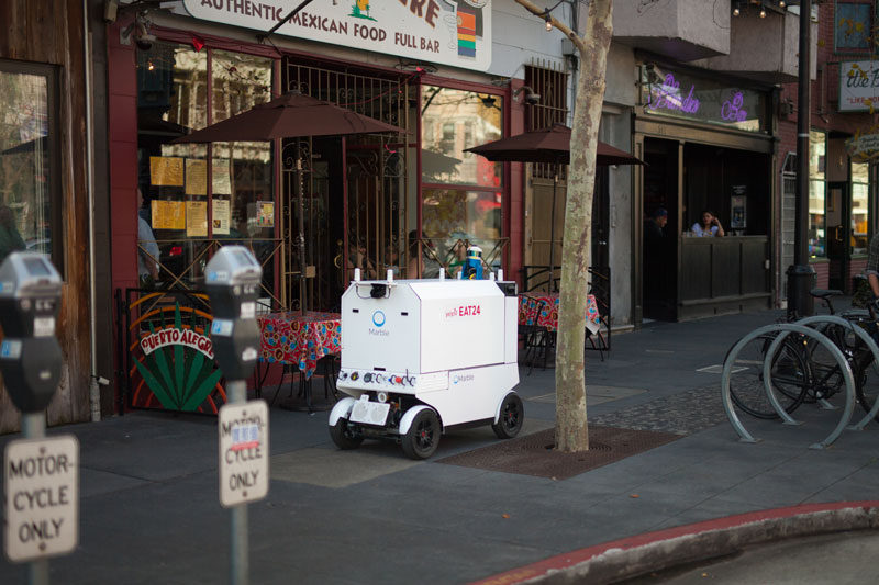 Dallas autonomous delivery robots - YellRobot