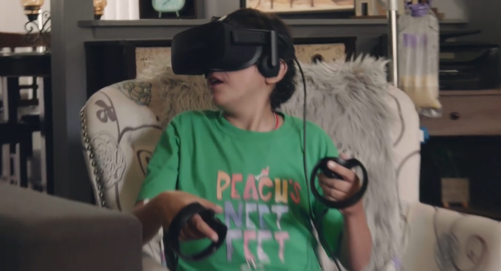 Virtual Reality Hospice Sick Children - YellRobot