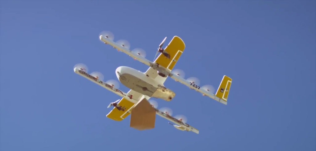 Google Wing Drone Delivery Canberra Australia - YellRobot