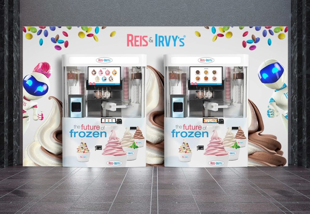 Ice Cream Robot Vending Machine Reis & Irvy's - YellRobot