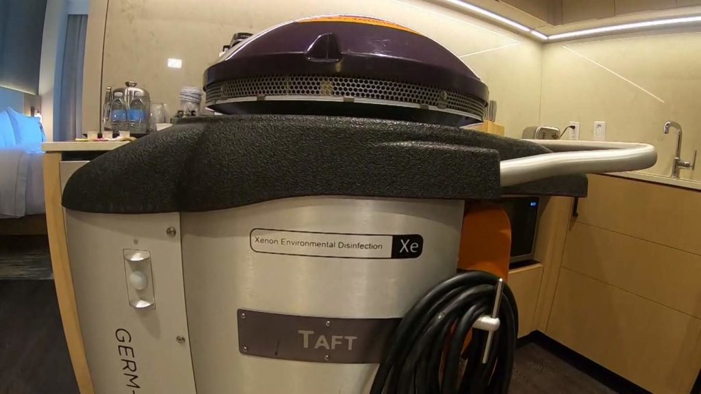 LightStrike Robots UV Cleaning Hotels Westin Houston - YellRobot