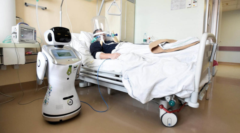 Tommy the Robot Hospital Lombardy Italy - YellRobot