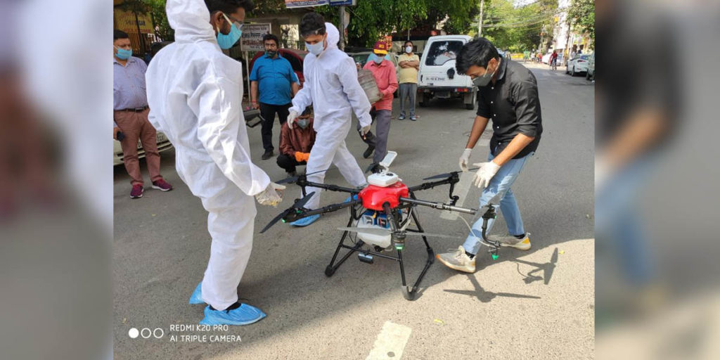 CoronaVirus Combat Drones India - YellRobot,com