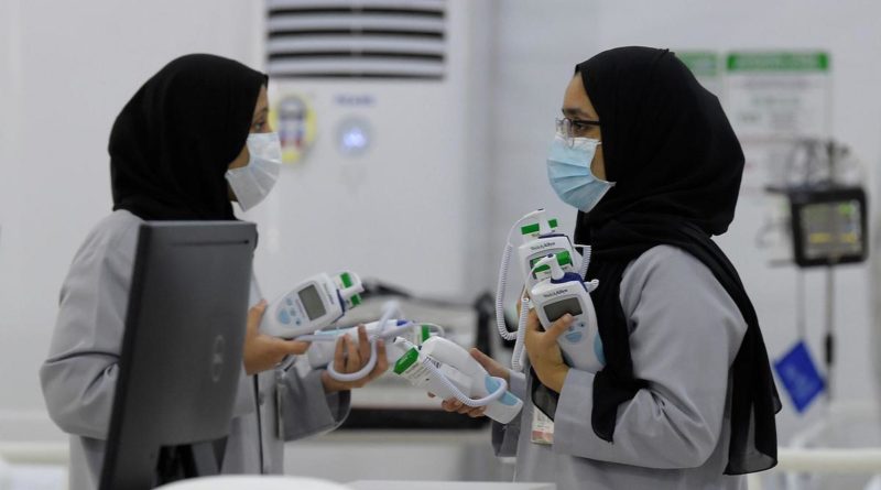 Bahrain Robot Coronavirus Bilingual - YellRobot